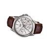 Casio Standard Series Waterproof 50 M Quartz Movement Genuine Leather Strap Watch Men Watches Silver BEM-307L-7A