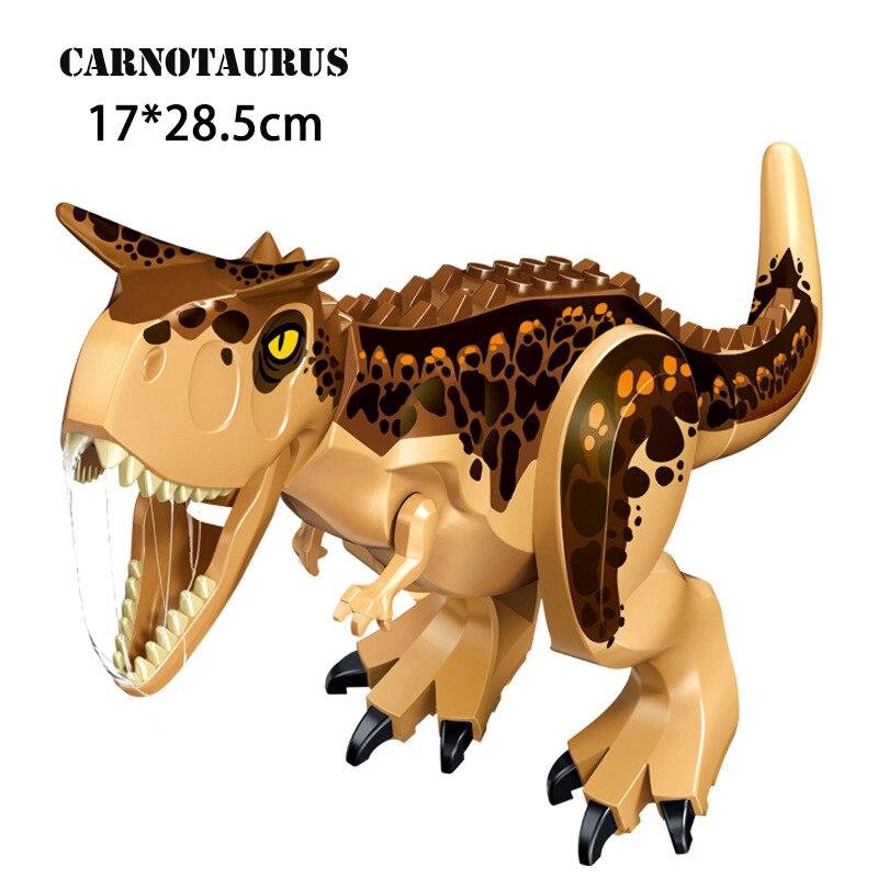 TopLovely Large Particle Building Blocks Stegosaurus Dinosaur Jurassic Park Tyrannosaurus Rex Assembled Toy Brick Educational Toy