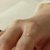 Less Is More PEARL 14K GOLD FILLED CHAIN RING