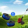 4 шт. Катушка для триммера для Toro 51480 51480A 51488 Аккумуляторный триммер, 0,065" Леска для триммера Запасная катушка