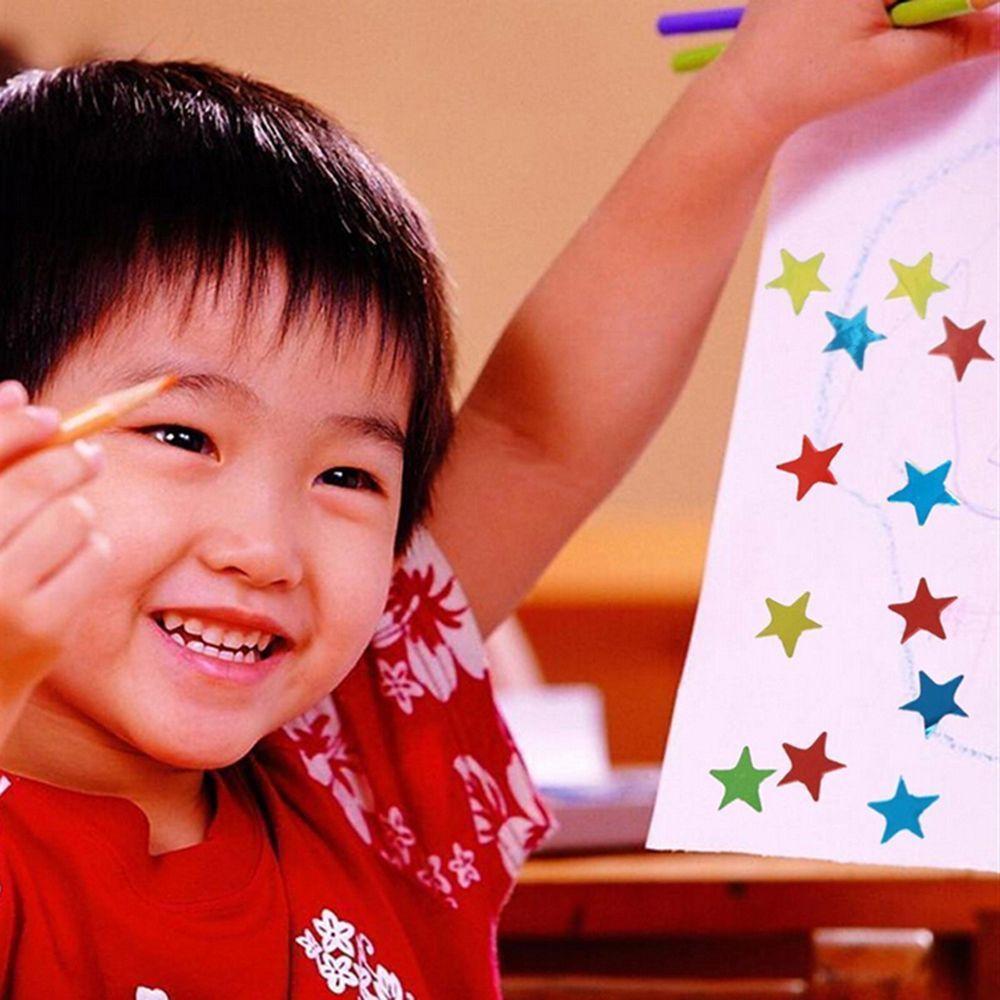 Hot Homework DIY Craft for School Children Star Shape Stickers Labels Teacher Reward Kids