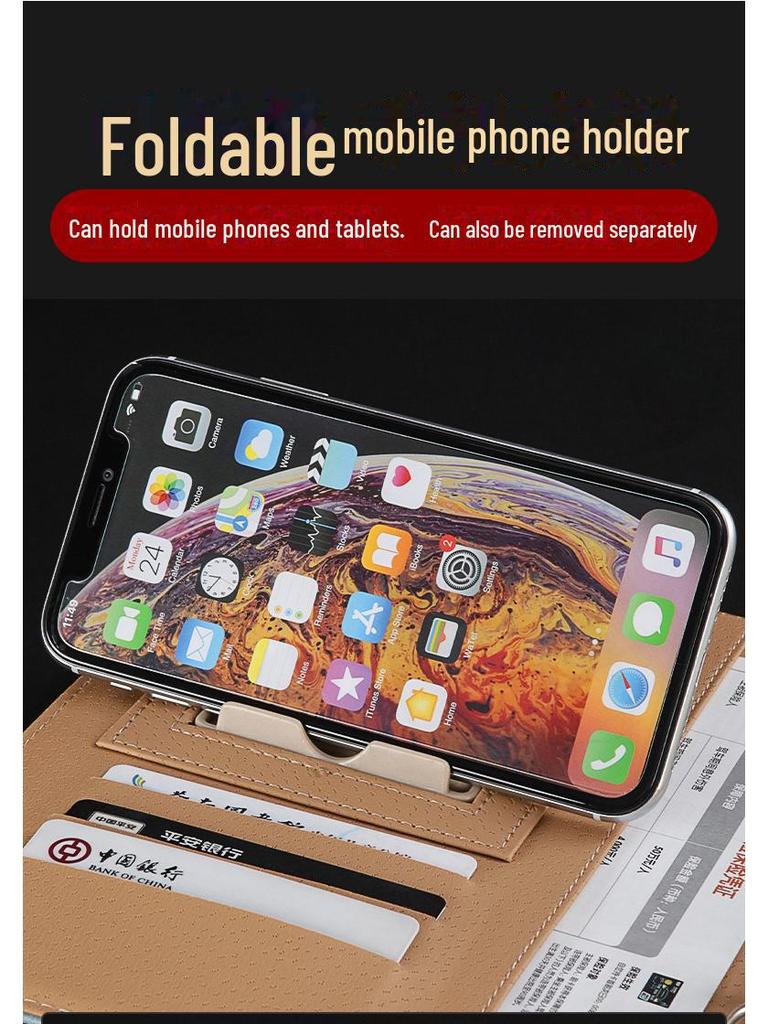 Деловой кожаный блокнот формата А5 с отрывными листами для офисных встреч и договоров купли-продажи