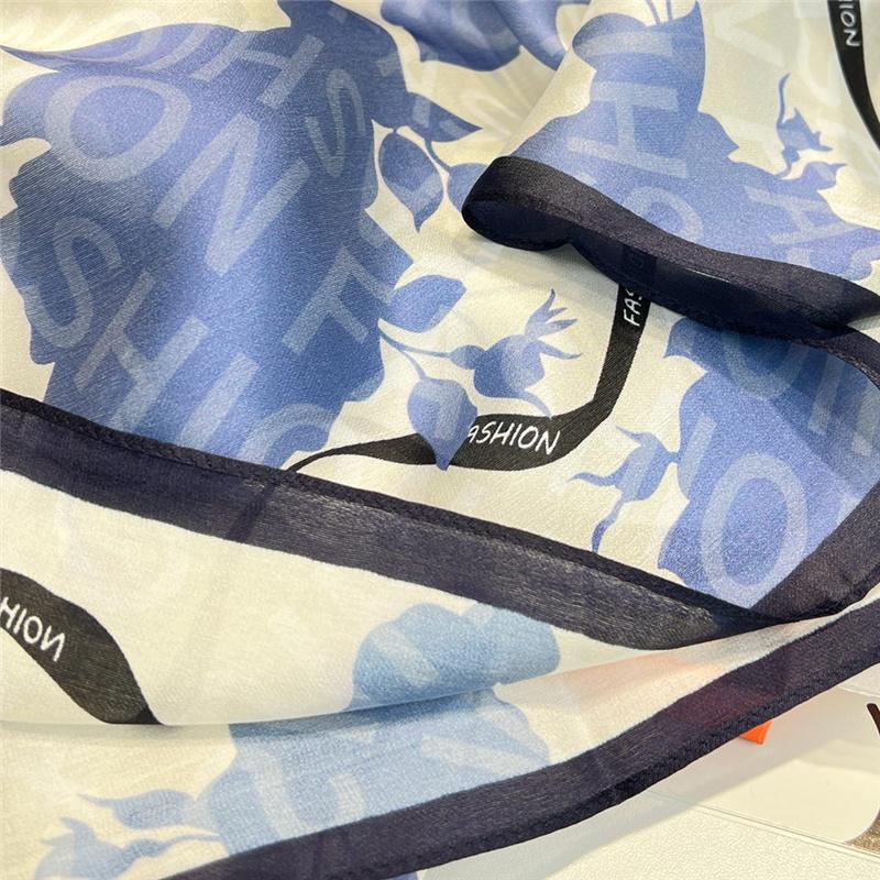 180*65 см 100% шелковица шелкопряда шарф с принтом летний солнцезащитный тонкий платок пляжный шарф шейный платок