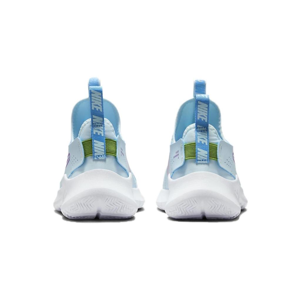 Nike Кроссовки Flex Runner 3 PS Glacier Blue Hyper Violet Kids University-Blue Chlorophyll FN1449-401