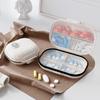 New Mini Portable Pill Box Travel for Seven Days Multi Grid Split Package Pills Tablets Sealed Storage Box Pill Organizer Weekly