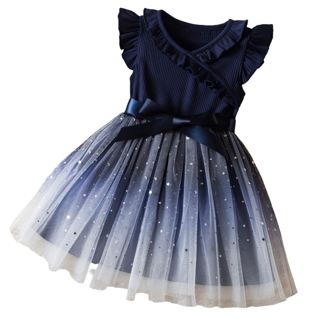 Baby Girls Princess Bridesmaid Pageant Gown Birthday Party Wedding Dress