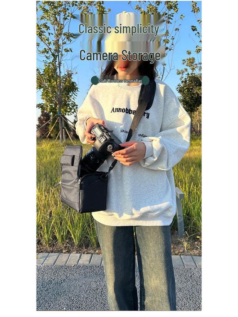 Professional DSLR and Mirrorless Camera Shoulder Bag for Canon, Nikon, Sony, Fuji