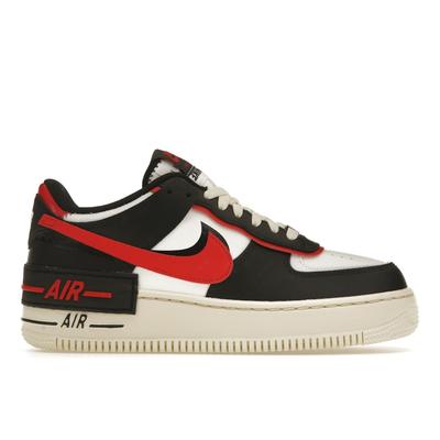 Air Force 1 Shadow Black University Красные женские кроссовки White Summit-White DR7883-102