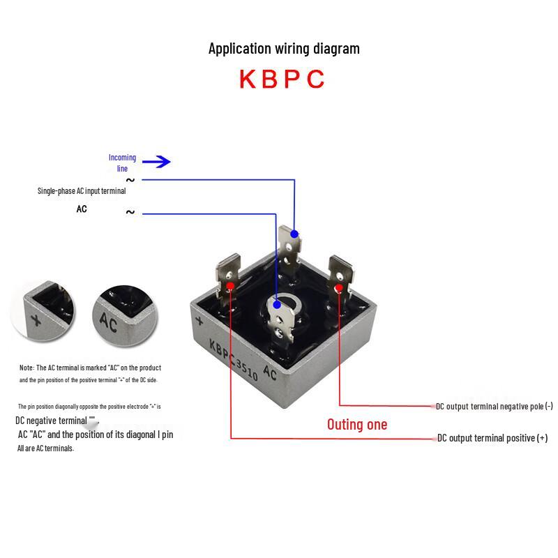 Однофазный мостовой выпрямитель KBPC3510