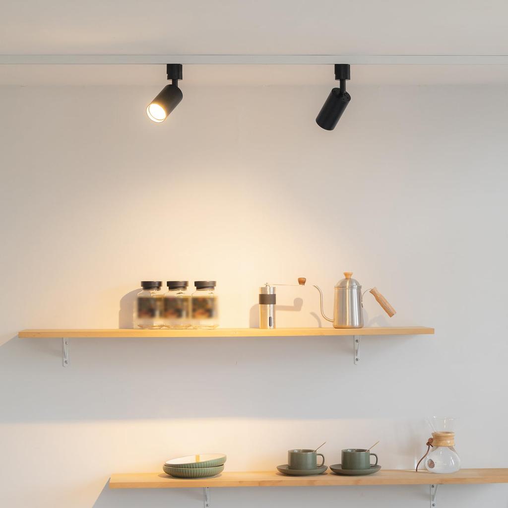 Электрический прожектор Chiko, цоколь E11, для шинопровода, черный Регулируемый угол Скандинавский стиль Лампа продается отдельно (Набор из 3 шт.)