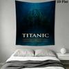 Titanic Journey Tapestry Background Cloth Fashion Print Atmospheric Background Cloth Background Cloth Wall Covering Decoration