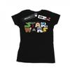 Womens/Ladies Character Logo Cotton T-Shirt