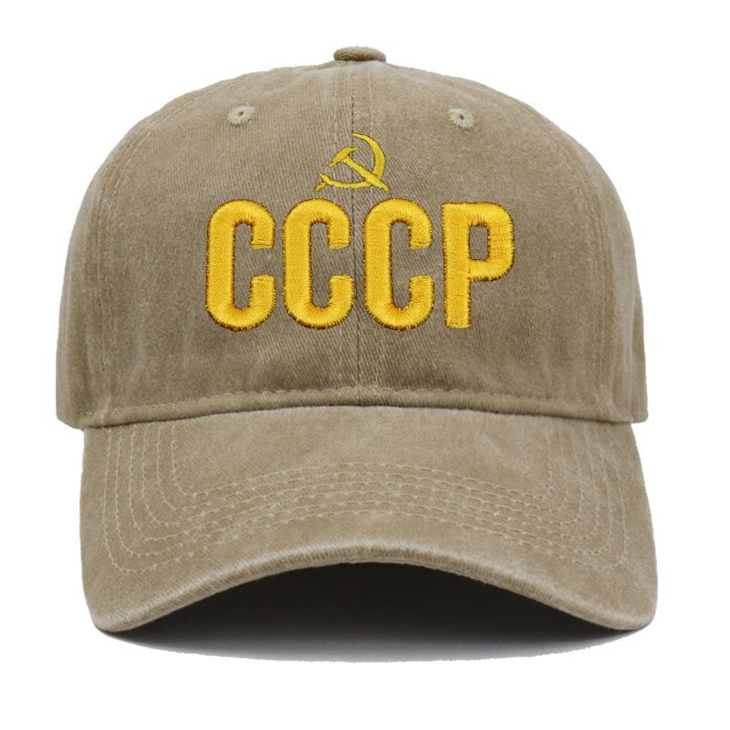 """ CCCP СССР Русский Горячая Распродажа Стиль Бейсболка Унисекс Черный Красный Хлопок Snapback Кепка С Вышивкой Высокое Качество Garros Папина Кепка"""