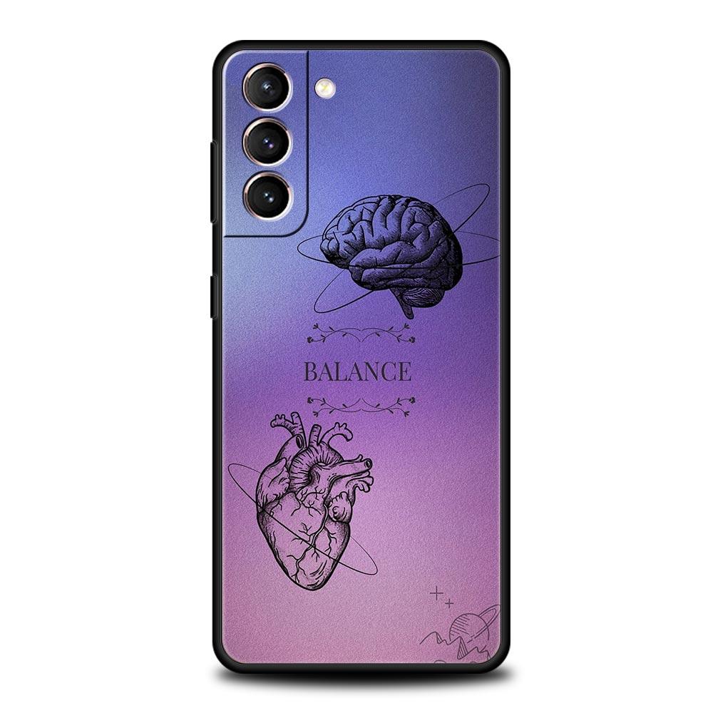 Чехол для телефона Samsung Galaxy S25 Edge S24 S23 S22 S21 Ultra S20 FE 5G S10 S10E S9 Plus Мягкий ТПУ Чехол Креативное Сердце Медицинский