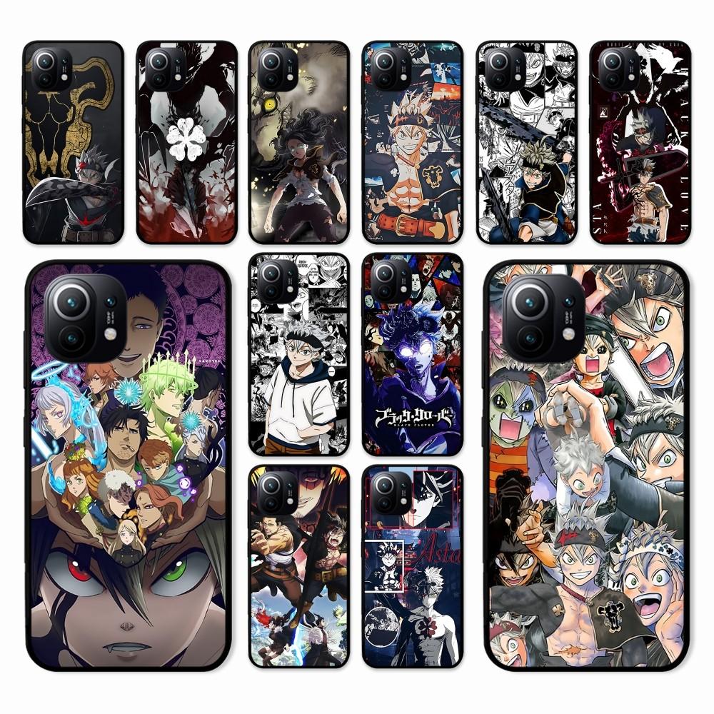 Чехол для телефона Black Clover для Xiaomi Mi 5X 8 9 10 11 12 Lite Pro 10T PocoX3pro PocoM3 Note 10 Pro Lite