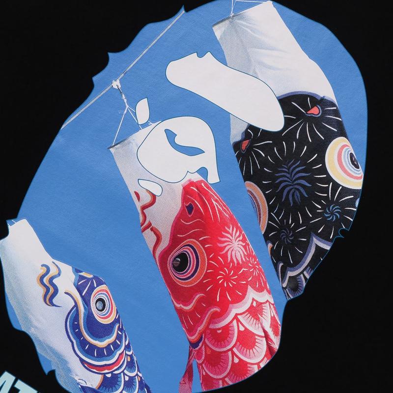 A Bathing Ape Carp photo T-shirt 0ZXTEMX02010O