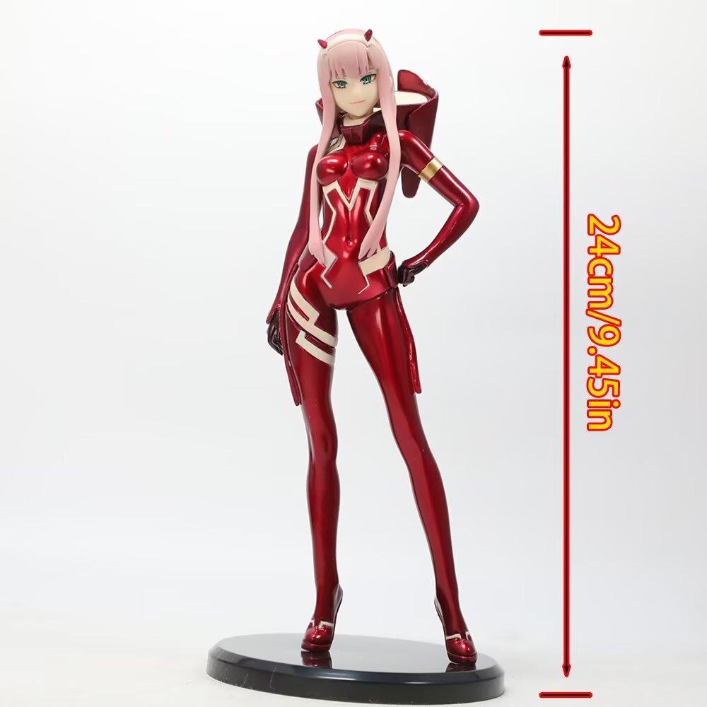 23 см Фигурка Зеро Ту Аниме DARLING In The FRANXX Костюм пилота Размер L Стоячая поза Модель Игрушка Подарок Коллекция Украшения ПВХ