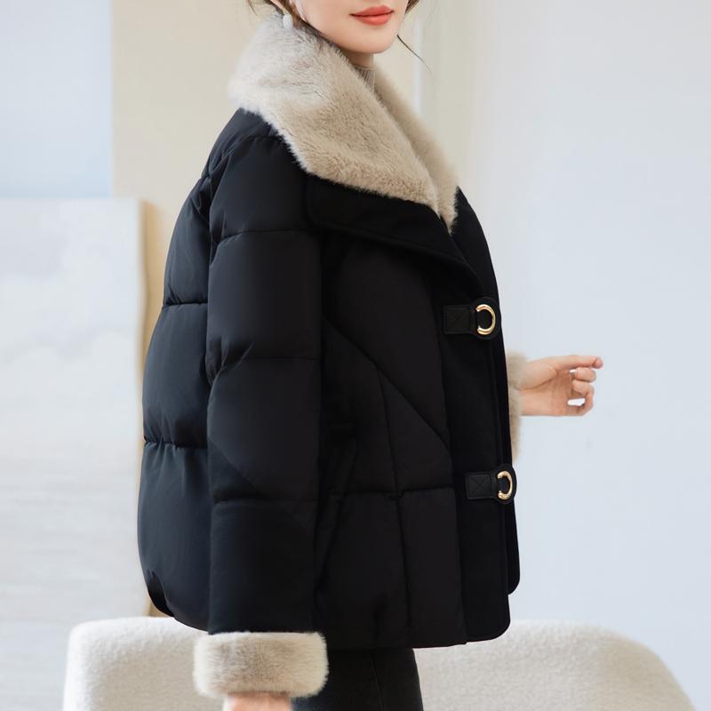 Fashion Winter Woman Parkas Loose Thick Warm Faux Fur Jackets Women's Coats
