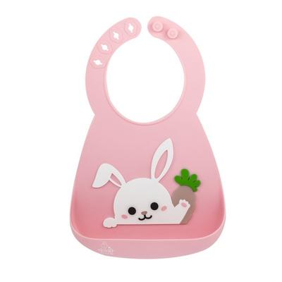 Силиконовый нагрудник Baby-chan, кролик, 1 шт., 1 шт.
