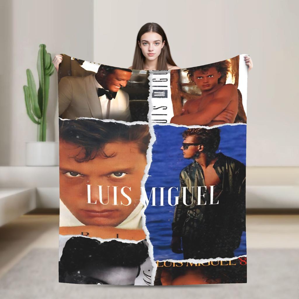 Luis Miguel Blanket Quality Warm Throw Blanket Winter Girls Boys Living Room Novelty Bedspread