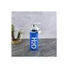 Covered Glass Flask 1000 Ml Blue