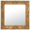 VidaXL Wall Mirror Baroque Style 50x50 Cm Gold 320313