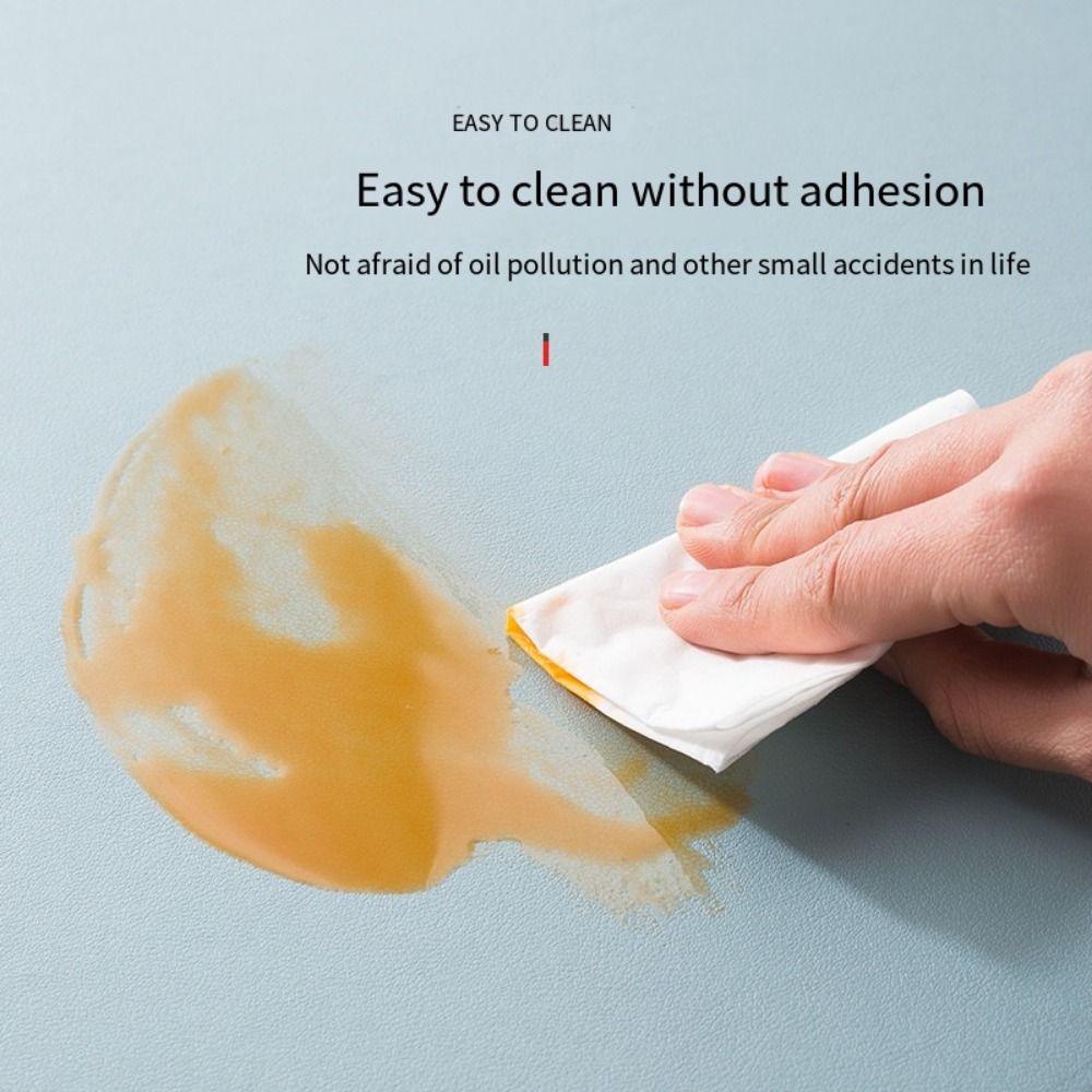 PU Leather PU Mouse Pad Waterproof Keyboard Mousepad Easy Clean Desk Blotter  Home