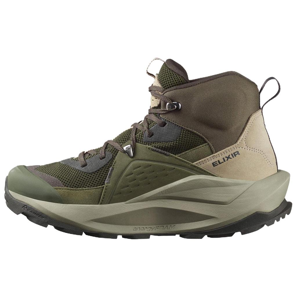 SALOMON Elixir Mid GTX Мужские Оливково-зеленый L47697800