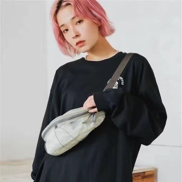 Ультратонкая 3-метровая светоотражающая водонепроницаемая нейлоновая клетчатая сумка DuPont на пояс и грудь