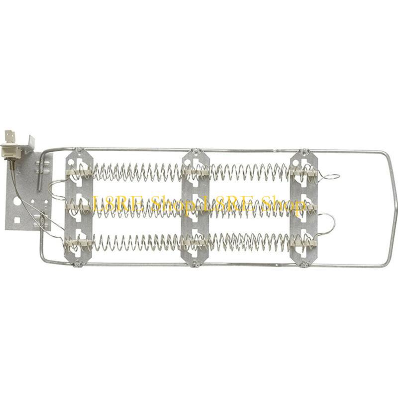 L8RE Electric Heating Set Dryer Replacement Part Heating Part Heating Tube Aluminum Alloy Texture for Home Laundry Room