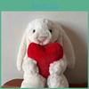 Bunny With Bashful Candy Cane Plush Doll Stuffed Animal Playroom Decor Gifts