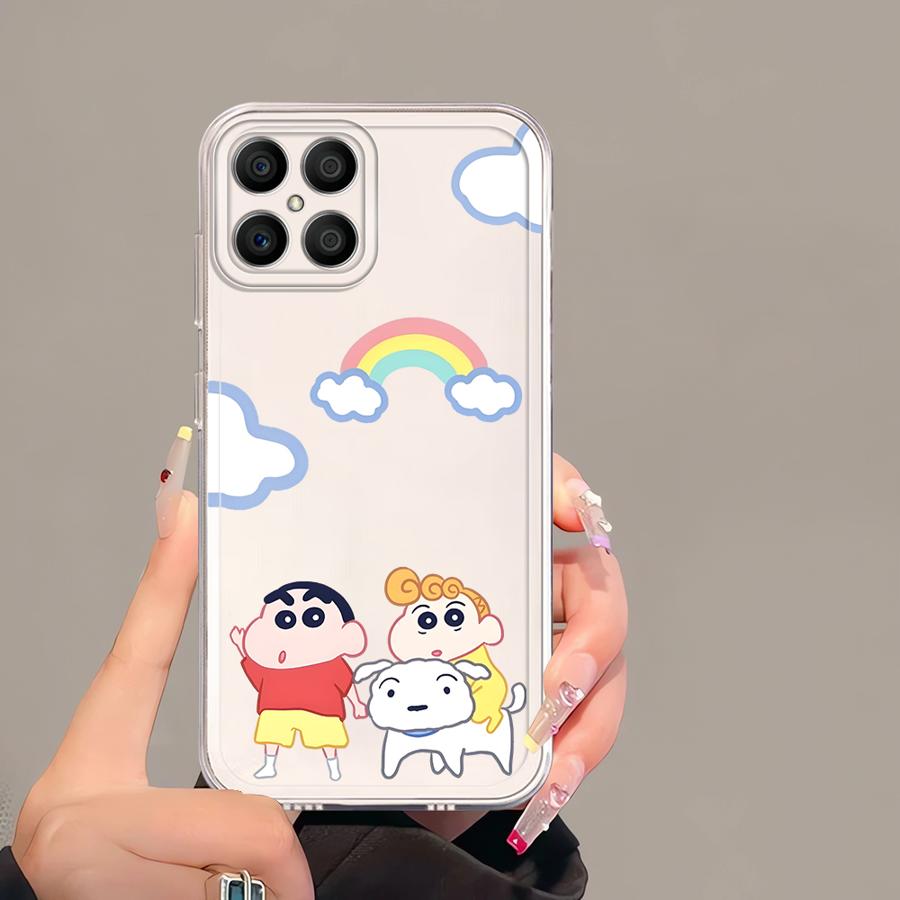 Crayon Shin Chan Soft Phone Cover Case for Honor X7b 90 Lite X9b X8b X8 X9a X8a
