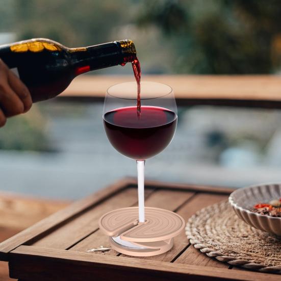 Подставка для пляжного стакана, инновационная подставка для бокалов вина, уникальный дизайн лабиринта, многофункциональный силиконовый пляжный аксессуар, подставка под песочек для напитков