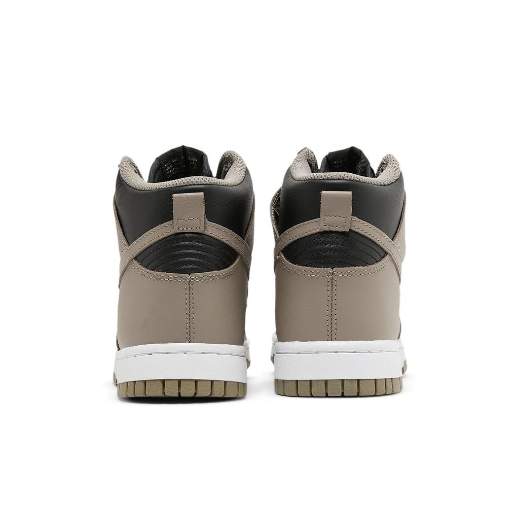 Nike Женские Dunk High 'Moon Fossil' (женские размеры) Черный / Лунный Ископаемый / Черные Скейтборд-Кеды DD1869 002