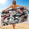 1Pc Christmas Nightmare Before Beach Towel, Quick Dry, Multi-Use for Beach Pool Gym Yoga Home Travel, Christmas, Halloween, Xmas Gift S445