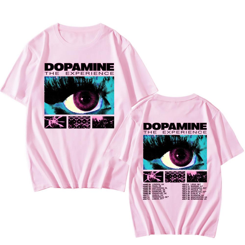 Рэпер Lil Tecca Dopamne The Experience Tour Футболки Мужские Женские Хип-Хоп Винтажные Футболки Хлопок Повседневные Мягкие Оверсайз Футболки Унисекс