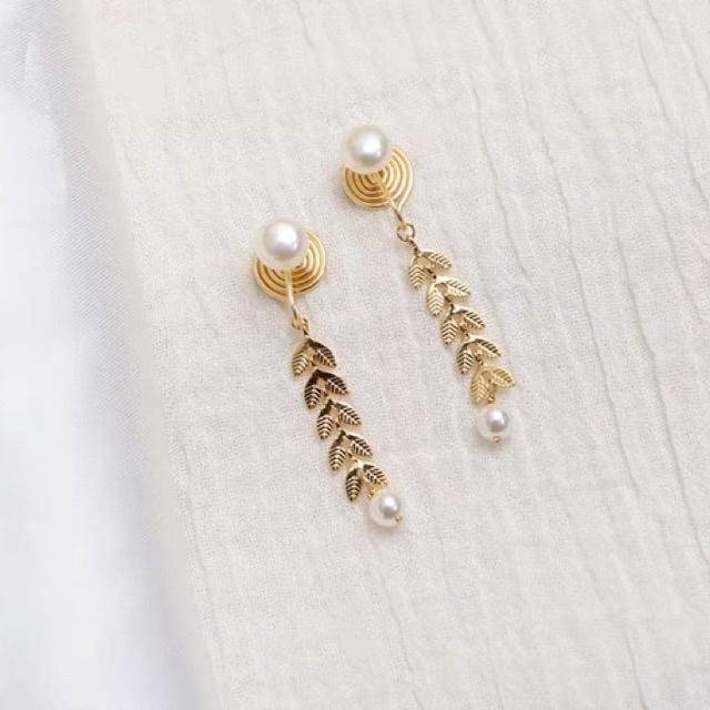 Япония и Южная Корея новые натуральные жемчужины без проколов, диски-спирали от комаров, серьги-клипсы, простые и безболезненные серьги, серьги с серебряной иглой