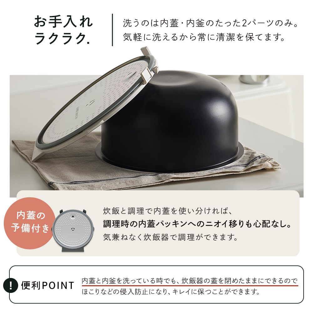 Рисоварка IH Jar Go White 5.5 RC-IGA50-W