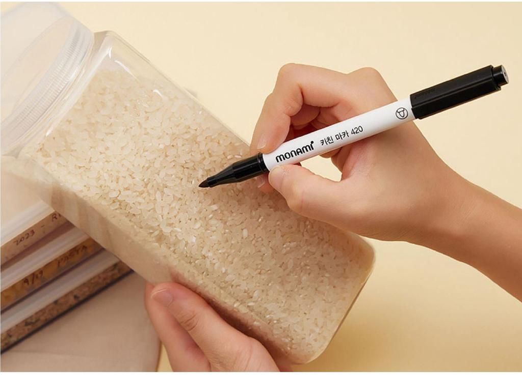 Monami 420 Ceramic & Grout Marker Pen for Food Containers, Original Korean Import, Model 05034