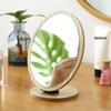 Portable Wooden Folding Makeup Mirror - Small, Standing Vanity Mirror for Dorms and Homes