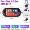 2 Din 7 дюймов Android 12 для FIAT TIPO EGEA 2015 - 2017 автомобильный радиоприемник стерео мультимедиа видеоплеер GPS навигация Carplay Auto WIFI