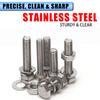 860pcs Stainless Steel Hex Head Bolt Assortment Kit w/Nuts+Washers+Springs - M3-M6 DIN933 Grade 8.8/10.9, A2/A4 Marine Grade