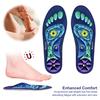 1 Pair Arch Support Insoles Orthopedic Acupressure Insoles for Pain Relief Flexible Shoe Inserts Reflexology Massage Insoles
