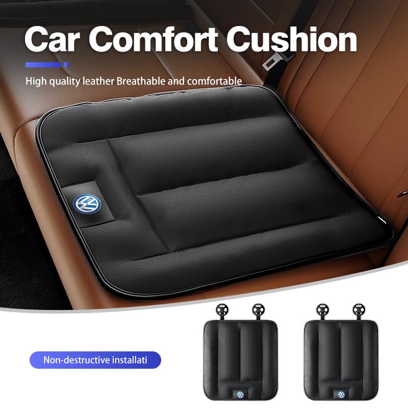 WET1 Universal Leather Car Comfort Cushion Auto Interior Seat Pad For Volkswagen VW Golf 4 5 6 7 Polo Jetta Sagitar Magotan Passat B5