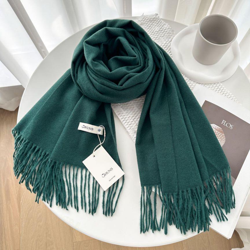 Women's Luxurious Cashmere Scarf Shawl - 250g, Perfect for Autumn & Winter