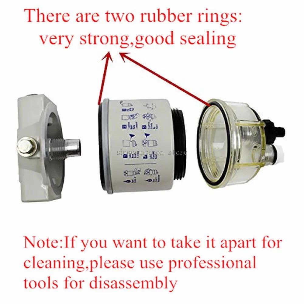 Фильтр-сепаратор топлива/воды R12T для двигателя Racor 140R 120At S3240 Npt Zg1/4-19 Автомобильные детали Полный комбинированный фильтр