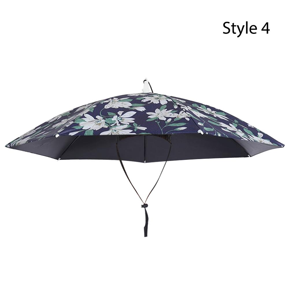 Дождевик Солнцезащитный Зонт Рыболовная Шляпа Двухслойная Ветрозащитная Голова Зонт Шляпа Рыболовные Инструменты