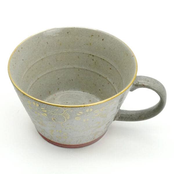 Kutani Ware Kitazando Суповая кружка, белый зерно, 200 мл, фарфор (кружка)