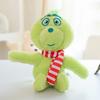 Очаровательная плюшевая игрушка Гринча из мягкого короткого меха с коричневой собачкой для рождественского веселья