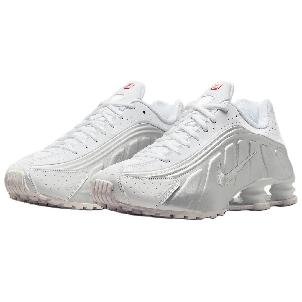 Nike Shox R4 Белый Ярко-Малиновый Металлик Серебристый HQ1988-101